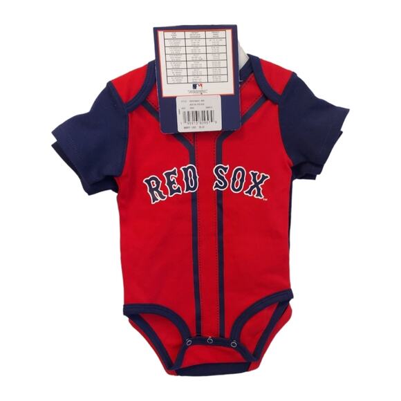 Boston Red Sox 2 Piece Onesies Set Size 3-6 Months Major League Baseball MLB NEW - Picture 3 of 10